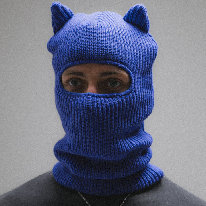 Balaclava Kitty Ears Ski (Royal Azul)