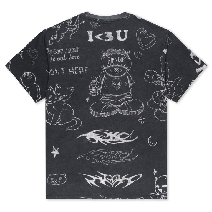 PLAYERA NERMAL DOMINATION (BLACK WASH)