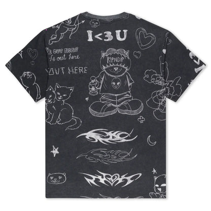 PLAYERA NERMAL DOMINATION (BLACK WASH)
