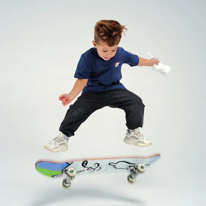 PLAYERA NIÑOS NERMAL LOVES POCKET (NAVY)