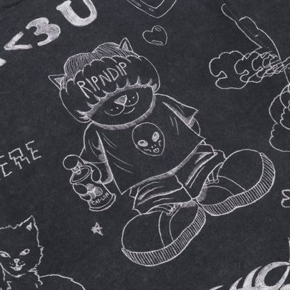 PLAYERA NERMAL DOMINATION (BLACK WASH)