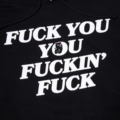 HOODIE FUCKING FUCK (BLACK)