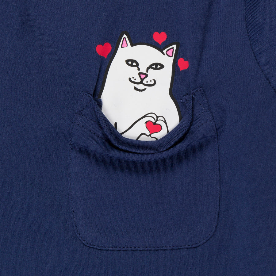 PLAYERA NIÑOS NERMAL LOVES POCKET (NAVY)