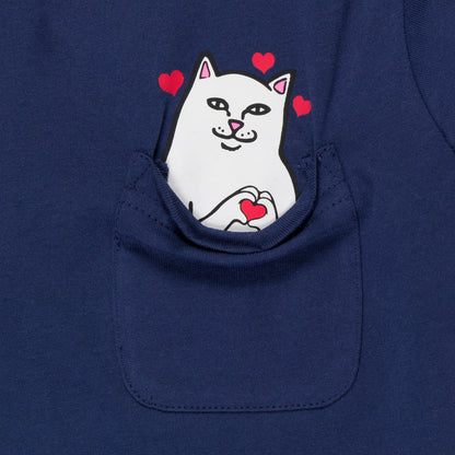 PLAYERA NIÑOS NERMAL LOVES POCKET (NAVY)