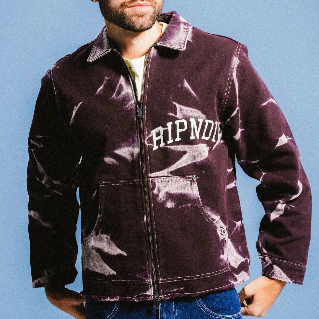 JACKET SKYLINE WORK (DARK PLUM WASH)