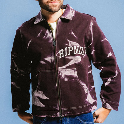 JACKET SKYLINE WORK (DARK PLUM WASH)