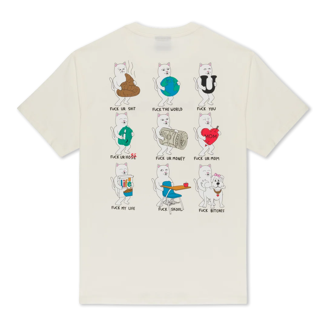 PLAYERA FUCK EVERYTHING (BONE)