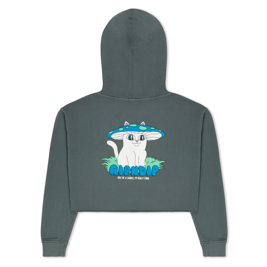 HOODIE Shroom Nerm Cropped (Charcoal)