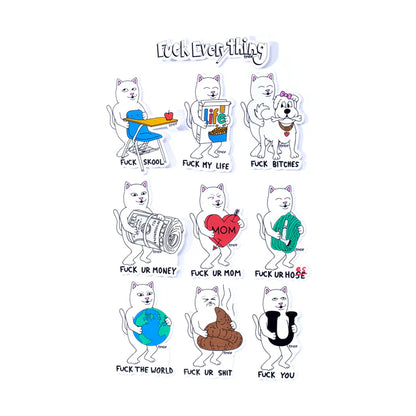 FUCK EVERYTHING STICKER PACK (MULTI)