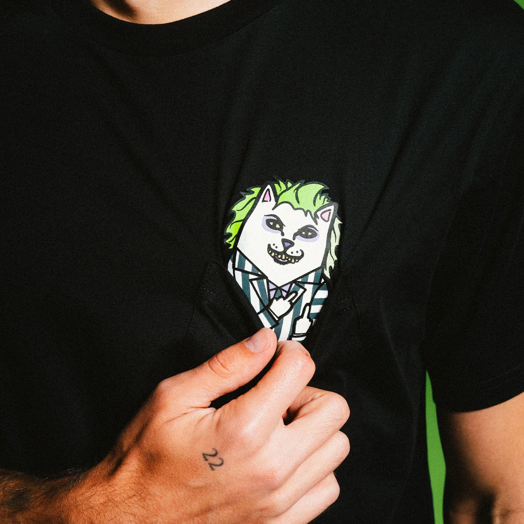 PLAYERA POCKET BUG DRANK NERM (NEGRO)