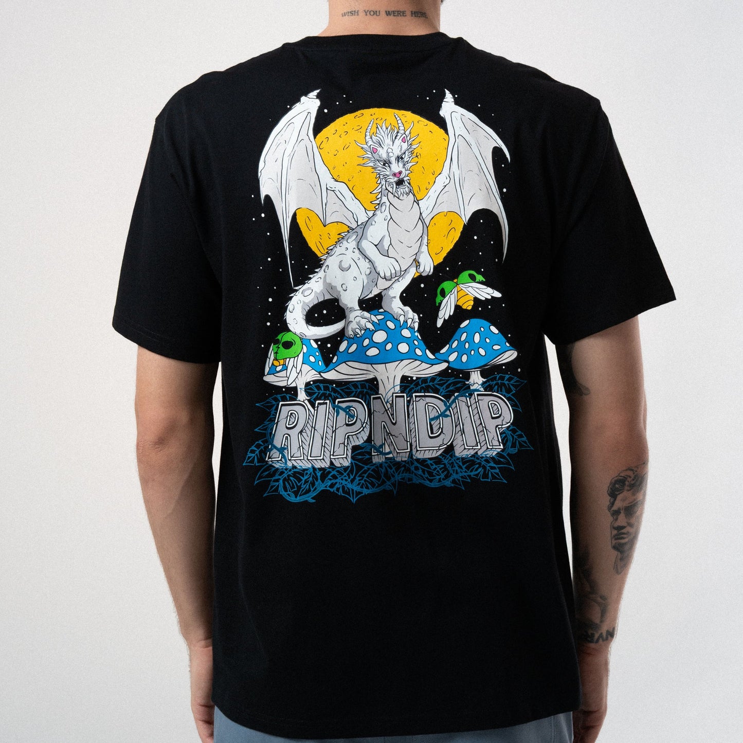 PLAYERA COLOSSUS (NEGRO WASH)