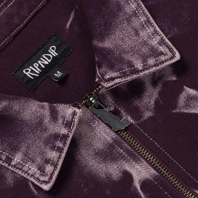 JACKET SKYLINE WORK (DARK PLUM WASH)