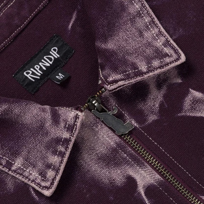JACKET SKYLINE WORK (DARK PLUM WASH)
