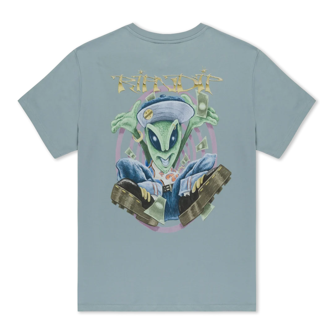 PLAYERA YUNG MONEY (SILVER BLUE)