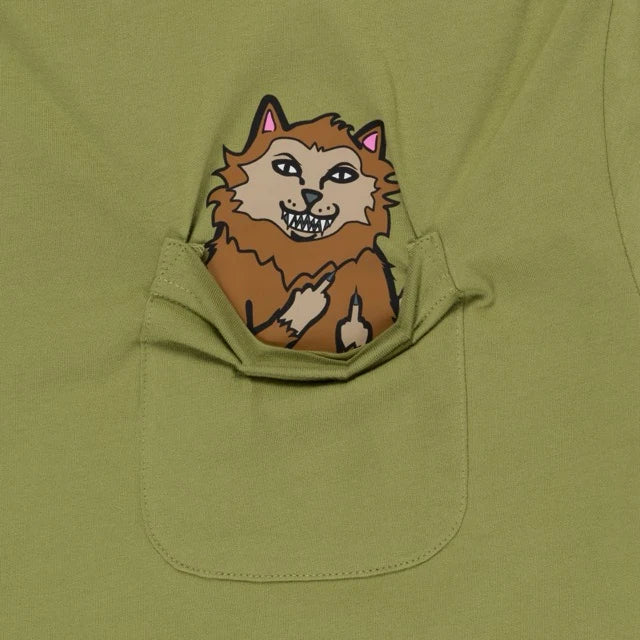 PLAYERA POCKET FULL MOON NERM (LIGHT FOREST)