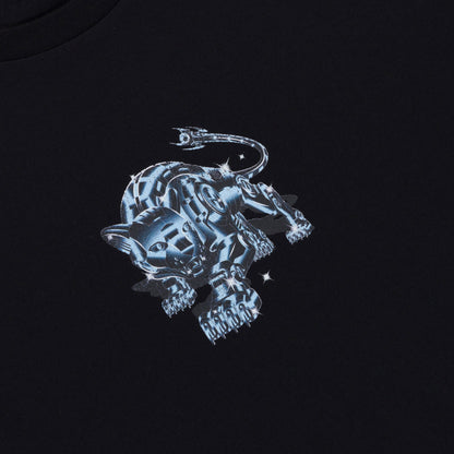 PLAYERA CYBORG (NEGRO WASH)