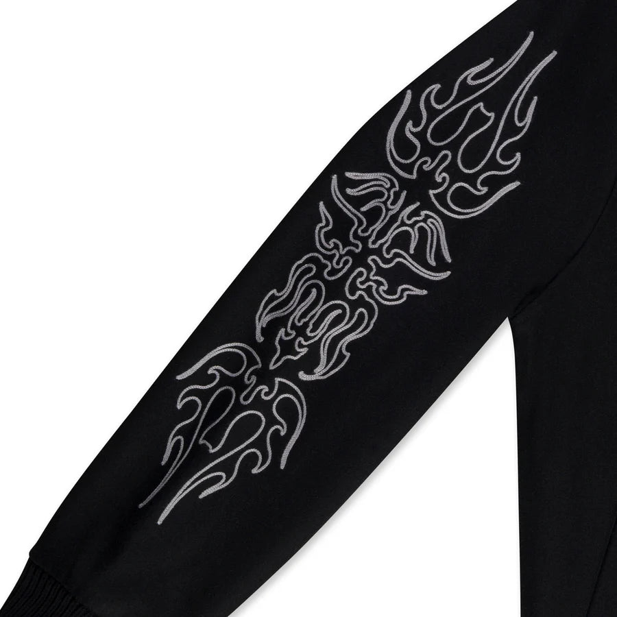 VOLT VARSITY JACKET (NEGRO)