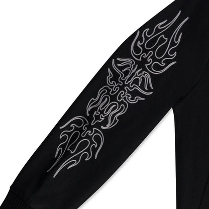 VOLT VARSITY JACKET (NEGRO)