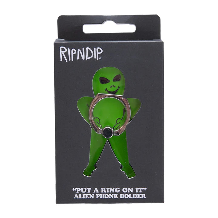 SOPORTE PARA TELÉFONO LORD ALIEN RING (VERDE)