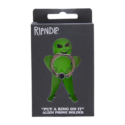 SOPORTE PARA TELÉFONO LORD ALIEN RING (VERDE)