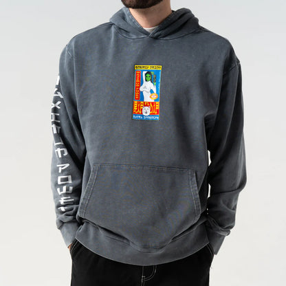 HOODIE NERMS CANS (CHARCOAL VINTAGE WASH)