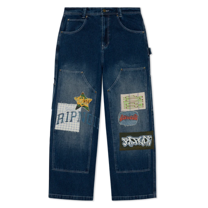 PANTALON SKYLINE WIDE FIT CARPENTER (LIGHT WASH DENIM)