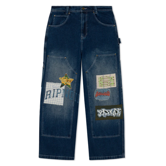PANTALON SKYLINE WIDE FIT CARPENTER (LIGHT WASH DENIM)