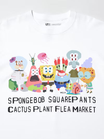 PLAYERA CPFM x BOB ESPONJA UT (BLANCO)