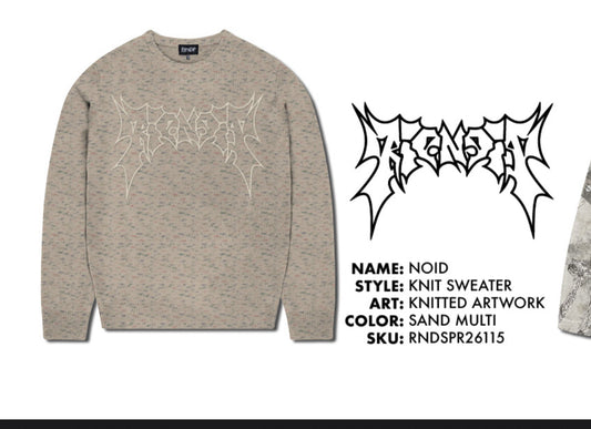 SUÉTER DE PUNTO NOID (ARENA)