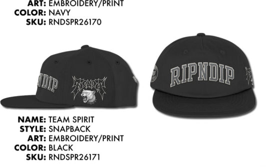 GORRA TEAM SPIRIT (NEGRO)