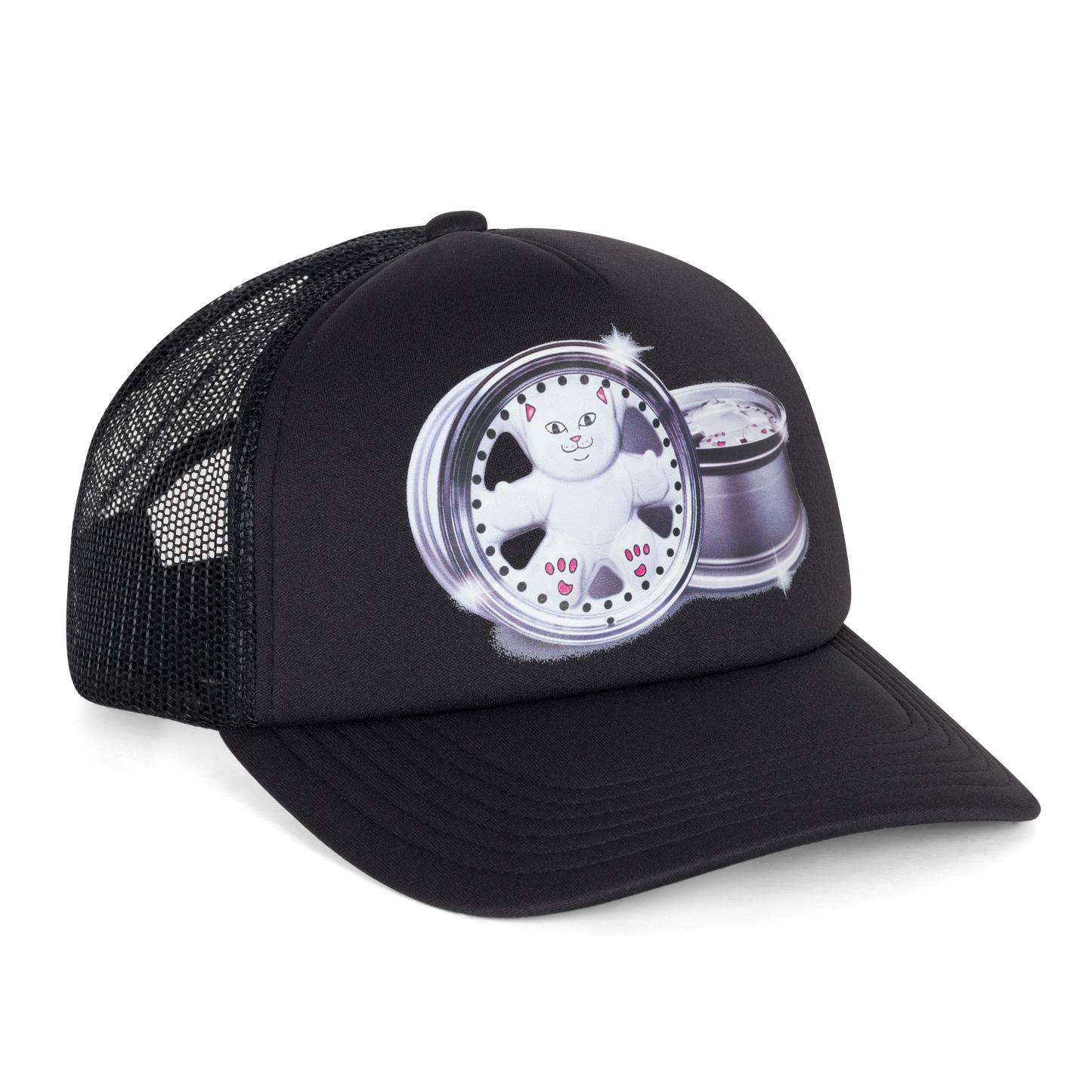 GORRA NERM WHEELS TRUCKER (NEGRO)