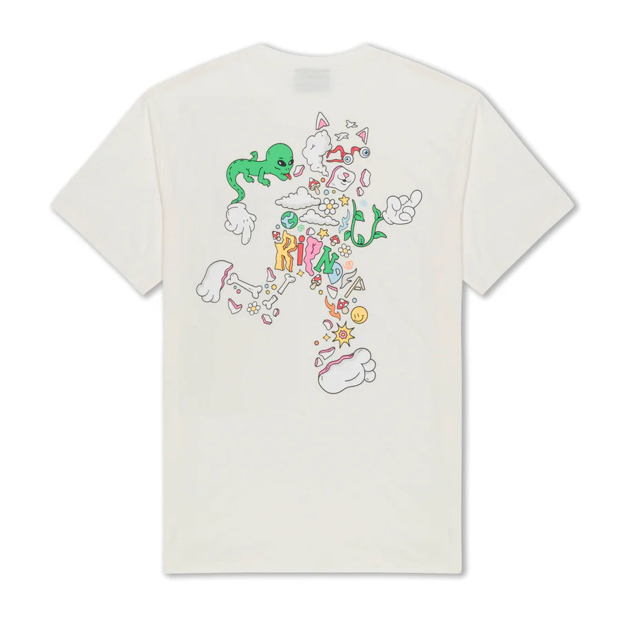 PLAYERA BROKEN DOWN (BONE)