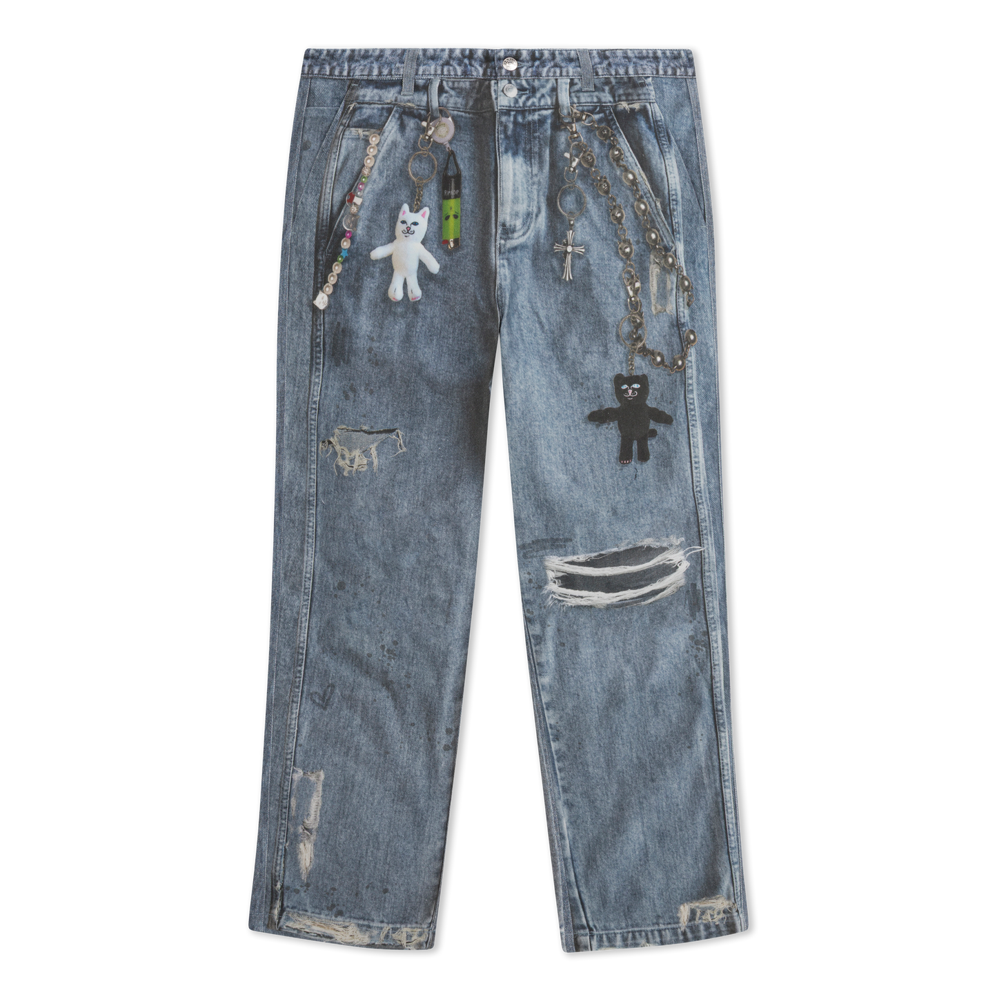 PANTALON REAL WIDE LEG DENIM (LIGHT WASH)