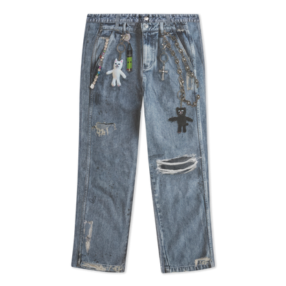PANTALON REAL WIDE LEG DENIM (LIGHT WASH)