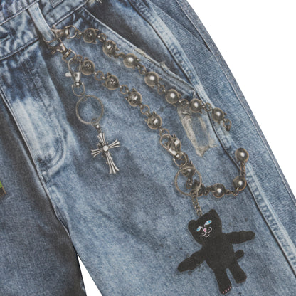 PANTALON REAL WIDE LEG DENIM (LIGHT WASH)