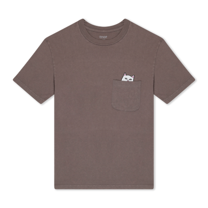 PLAYERA LORD NERMAL POCKET (TAN MINERAL WASH )