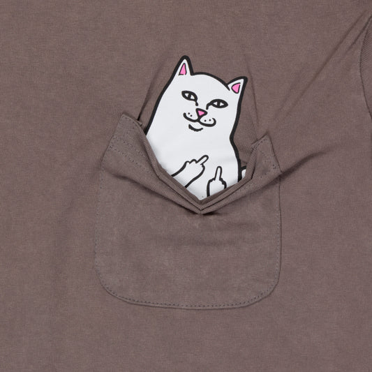 PLAYERA LORD NERMAL POCKET (TAN MINERAL WASH )