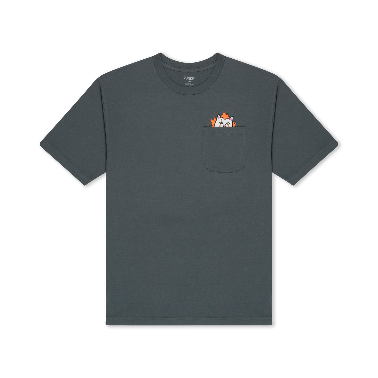 PLAYERA IT'S NERM POCKET (CHARCOAL)