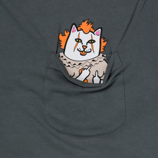 PLAYERA IT'S NERM POCKET (CHARCOAL)