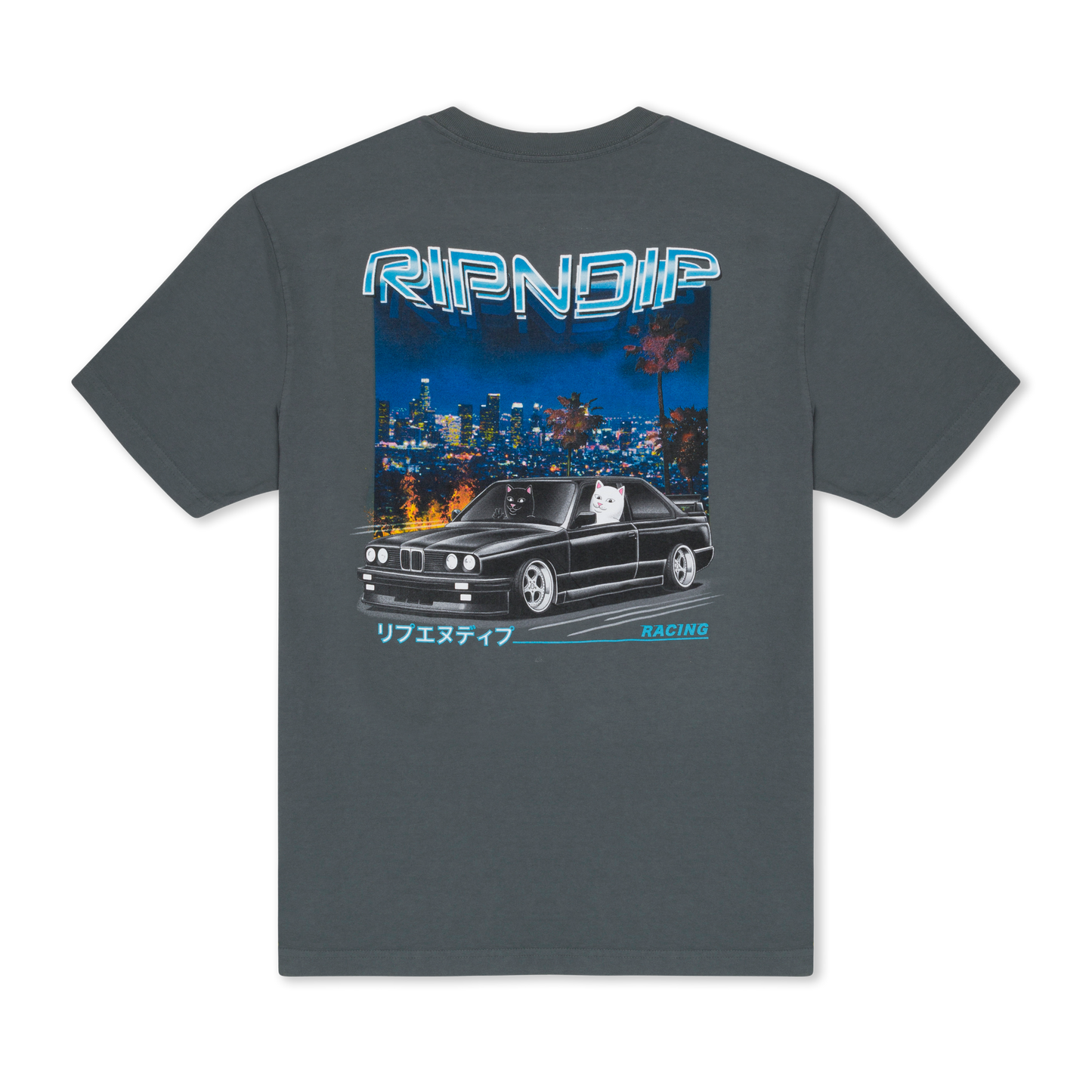 PLAYERA VROOM VROOM (CHARCOAL)