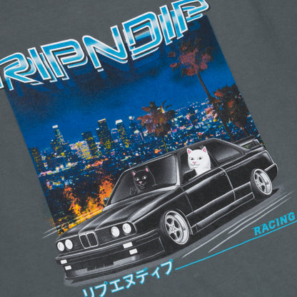 PLAYERA VROOM VROOM (CHARCOAL)