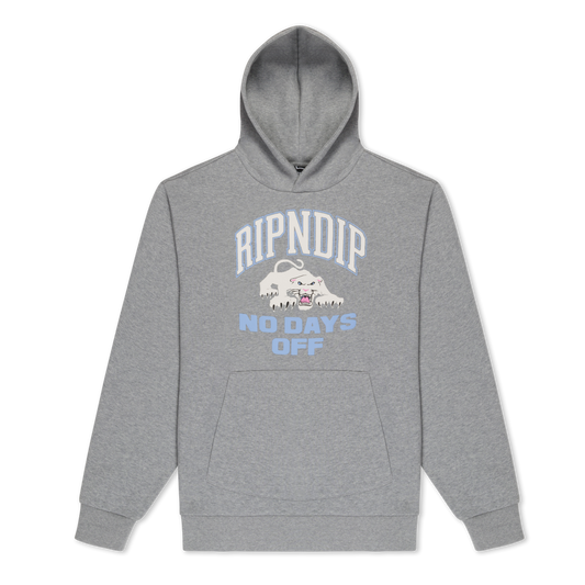 HOODIE WHITE PANTHER (HEATHER GREY)