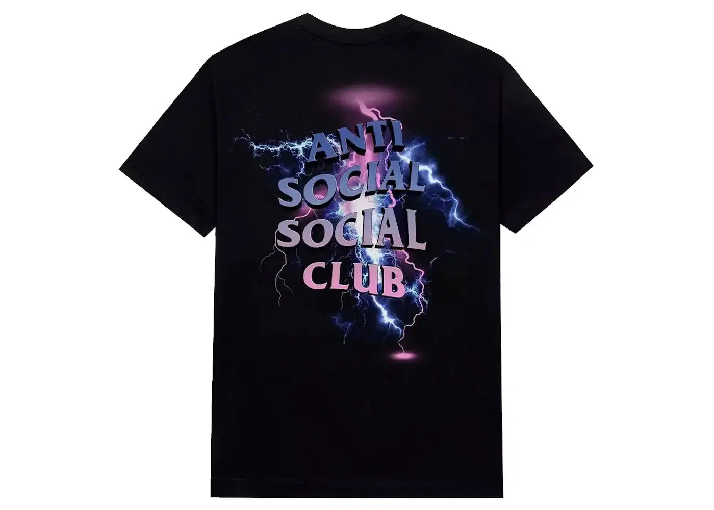 PLAYERA ANTI SOCIAL SOCIAL CLUB-BOLT FROM THE BLUE (NEGRO)