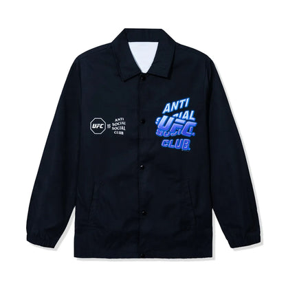 COACH JACKET ASSC x UFC BONES (NEGRO)