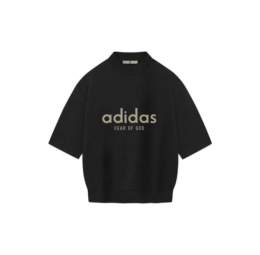 PLAYERA FOG x ADIDAS HEAVY JERSEY 3/4 MOCK - (BLACK)