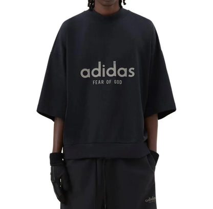 PLAYERA FOG x ADIDAS HEAVY JERSEY 3/4 MOCK - (BLACK)