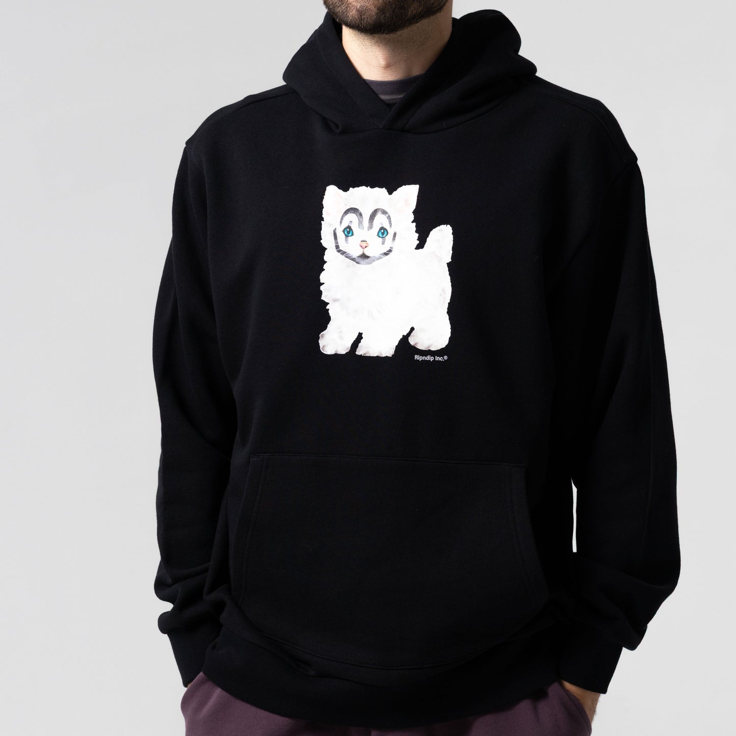 HOODIE PET ME IM CUTE (NEGRO)