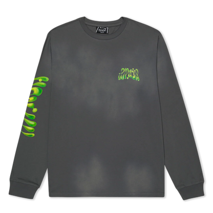 PLAYERA L/S LAVA LAMP (CHARCOAL VINTAGE WASH)
