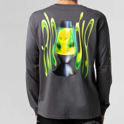 PLAYERA L/S LAVA LAMP (CHARCOAL VINTAGE WASH)