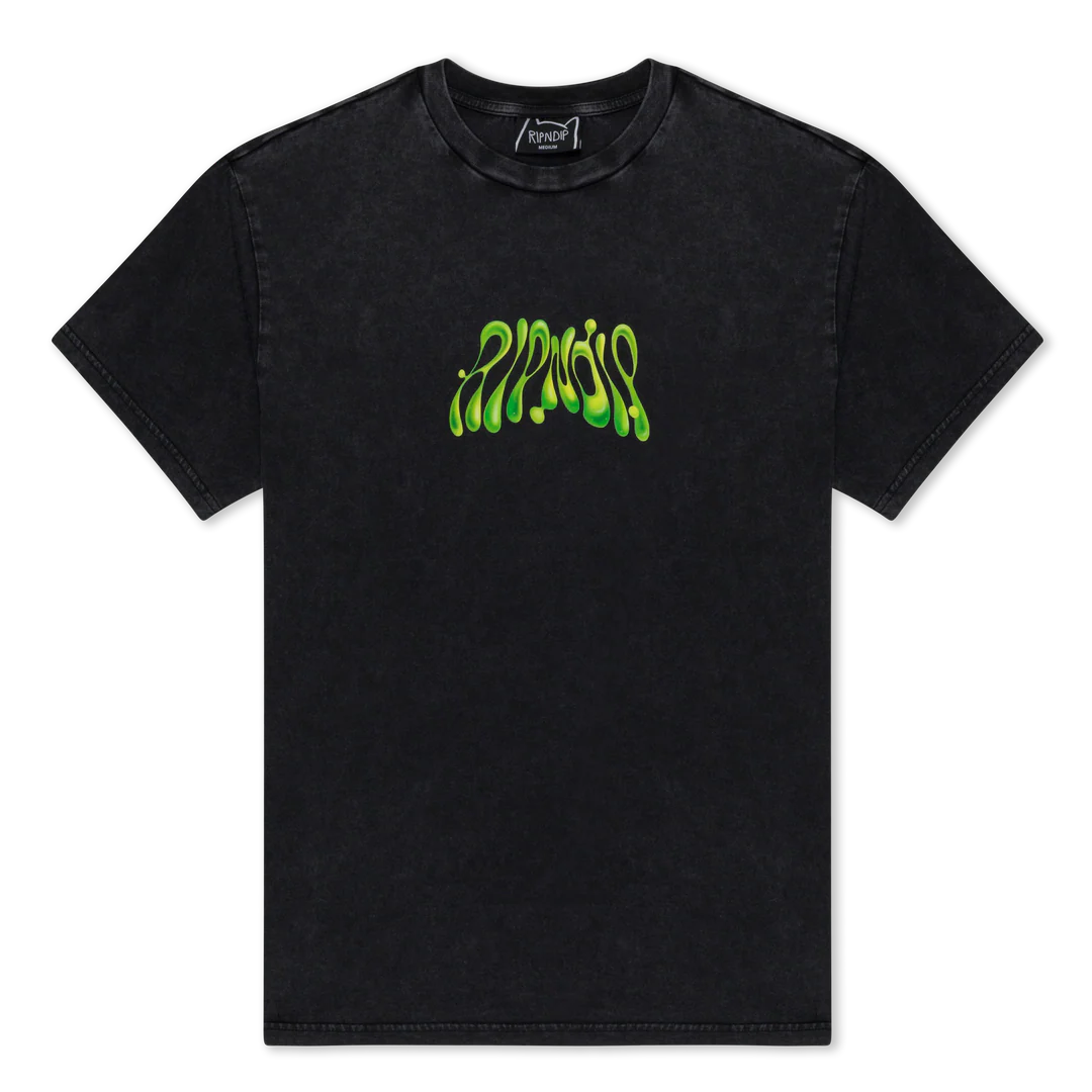 PLAYERA LAVA LAMP (BLACK VINTAGE WASH)